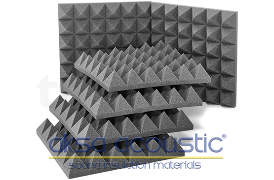 akustik ses yalıtım piramit süngeri