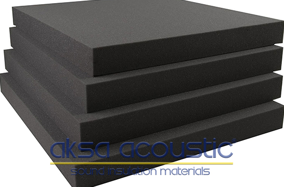 yanmaz akustik düz sünger